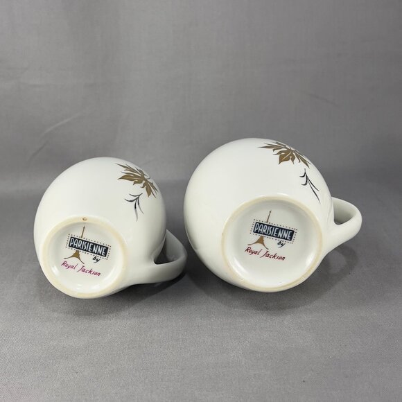 Vtg Royal Jackson Enchantment Parisienne Sugar Bowl & Lid Creamer Floral - Picture 10 of 16